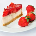 Cake with strawberry
